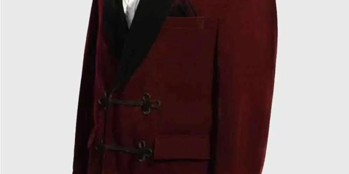 Burgundy Smoking Jacket: The Epitome of Elegance and Sophistication